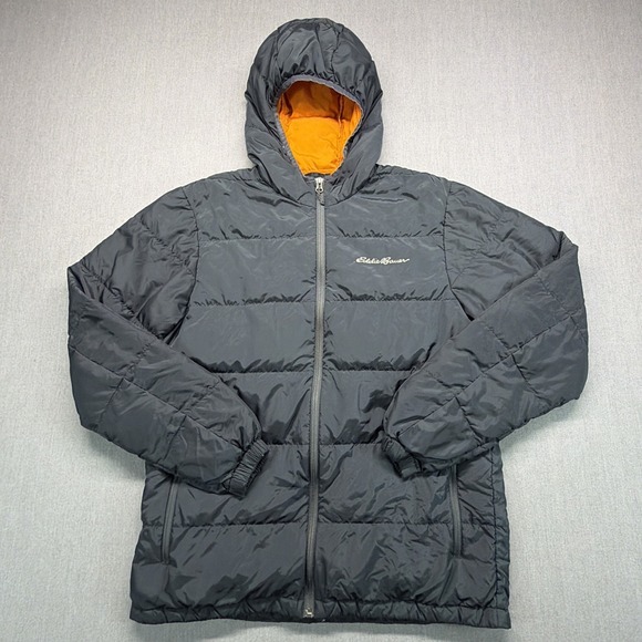 Eddie Bauer Other - Eddie Bauer Down Puffer Jacket Mens Medium Black EB650 Wide Channel Lightweight